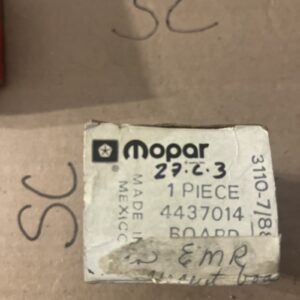 Mopar 4437014 1988-1991 Dodge Plymouth Chrysler instrument EMR circuit board NOS