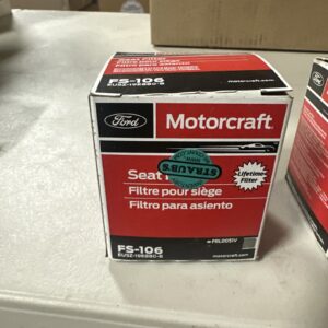 Motorcraft Cabin Air Climate Control Seat Filter (FS106)