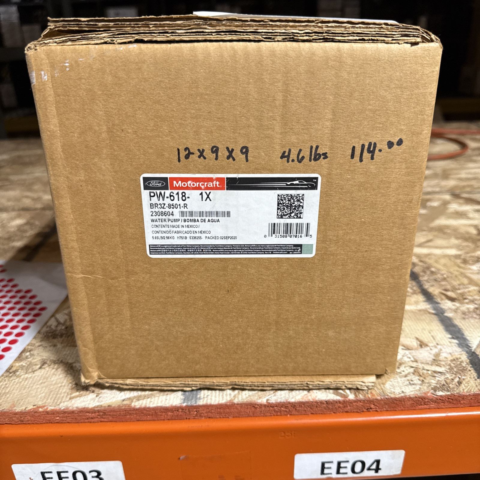 Motorcraft OEM Engine Water Pump For Ford F-150 2011-2022 Mustang 2012-2022 V8