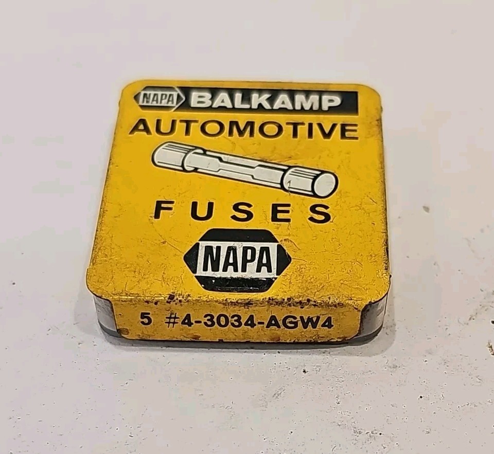 NAPA Balkamp Fuses 1 Pkg Of 5 #4-3034-AGW4 Fuses - Image 3