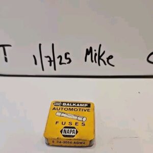 NAPA Balkamp Fuses 1 Pkg Of 5 #4-3034-AGW4 Fuses