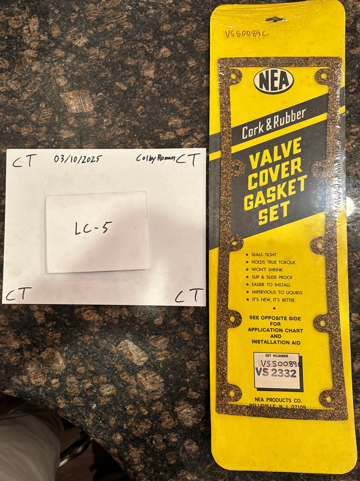 NEA Valve Cover Gasket VS 2332