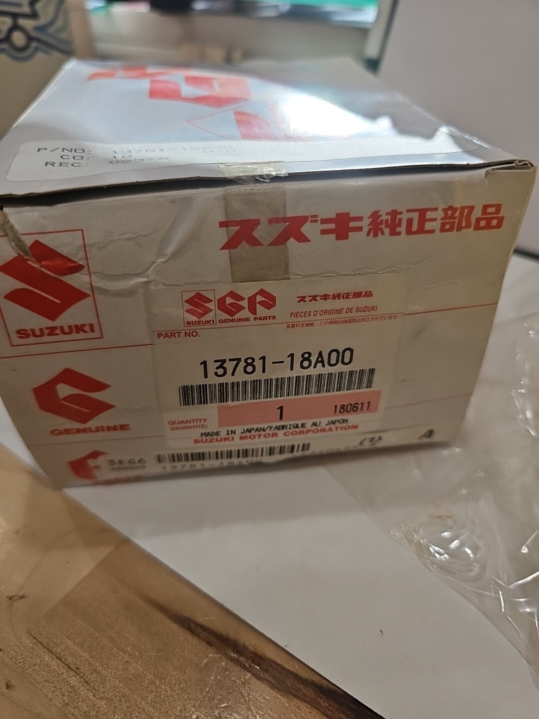 NEW 1985 - 1993 GENUINE SUZUKI QUADRUNNER 230 LT230 OEM AIR FILTER 13781-18A00 - Image 4