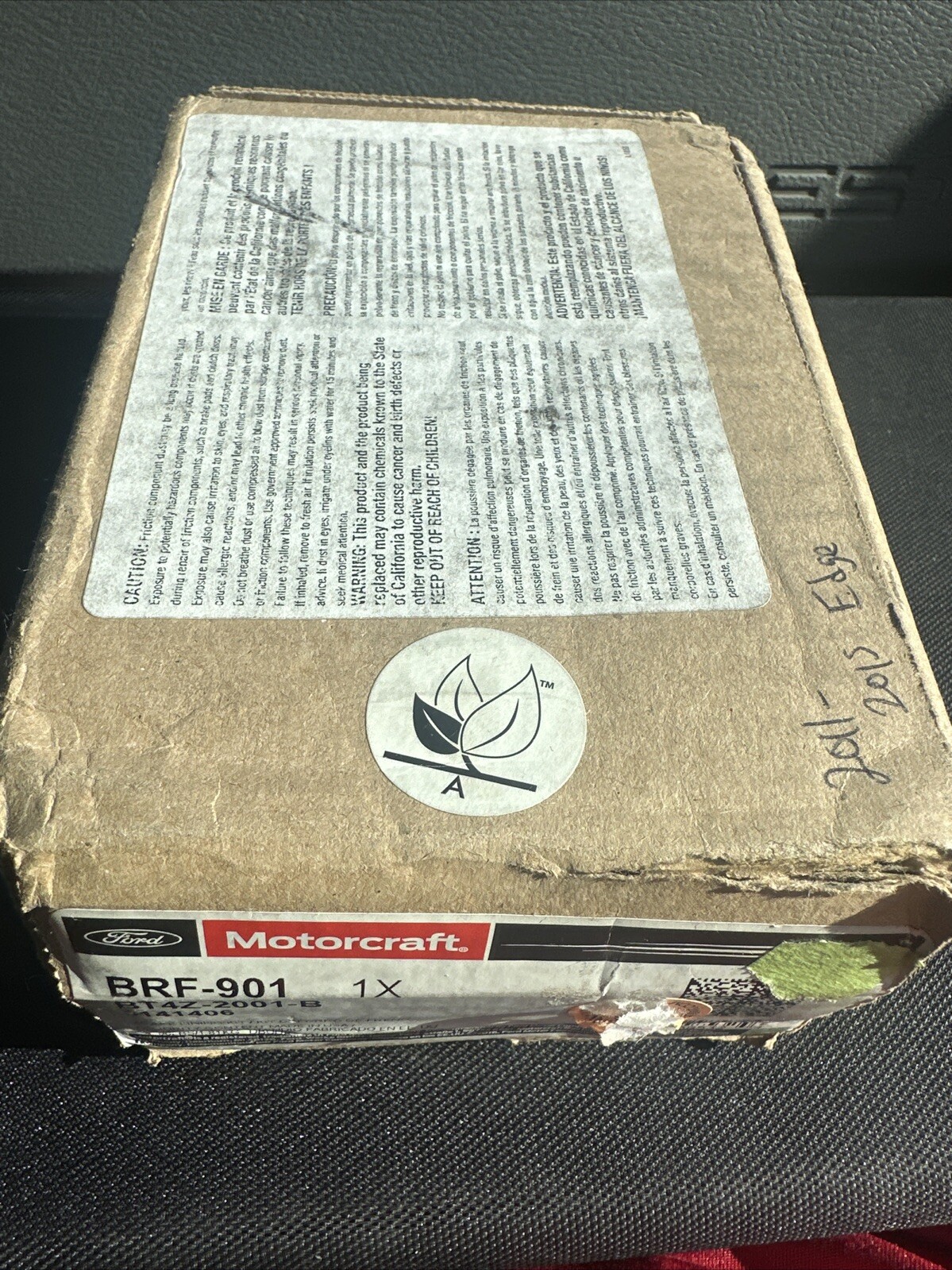 NEW Motorcraft Disc Brake Pad Set Front BRF-901 Ford Edge Lincoln MKX 2011-2014 - Image 3