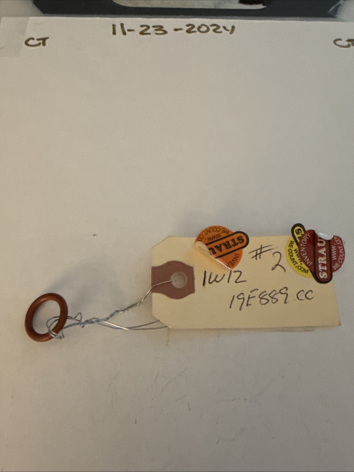 NEW OEM FORD/MOTORCRAFT PART 1W1Z19E889CC A/C TUBE O' RING / FAN (1) O' RING - Image 3