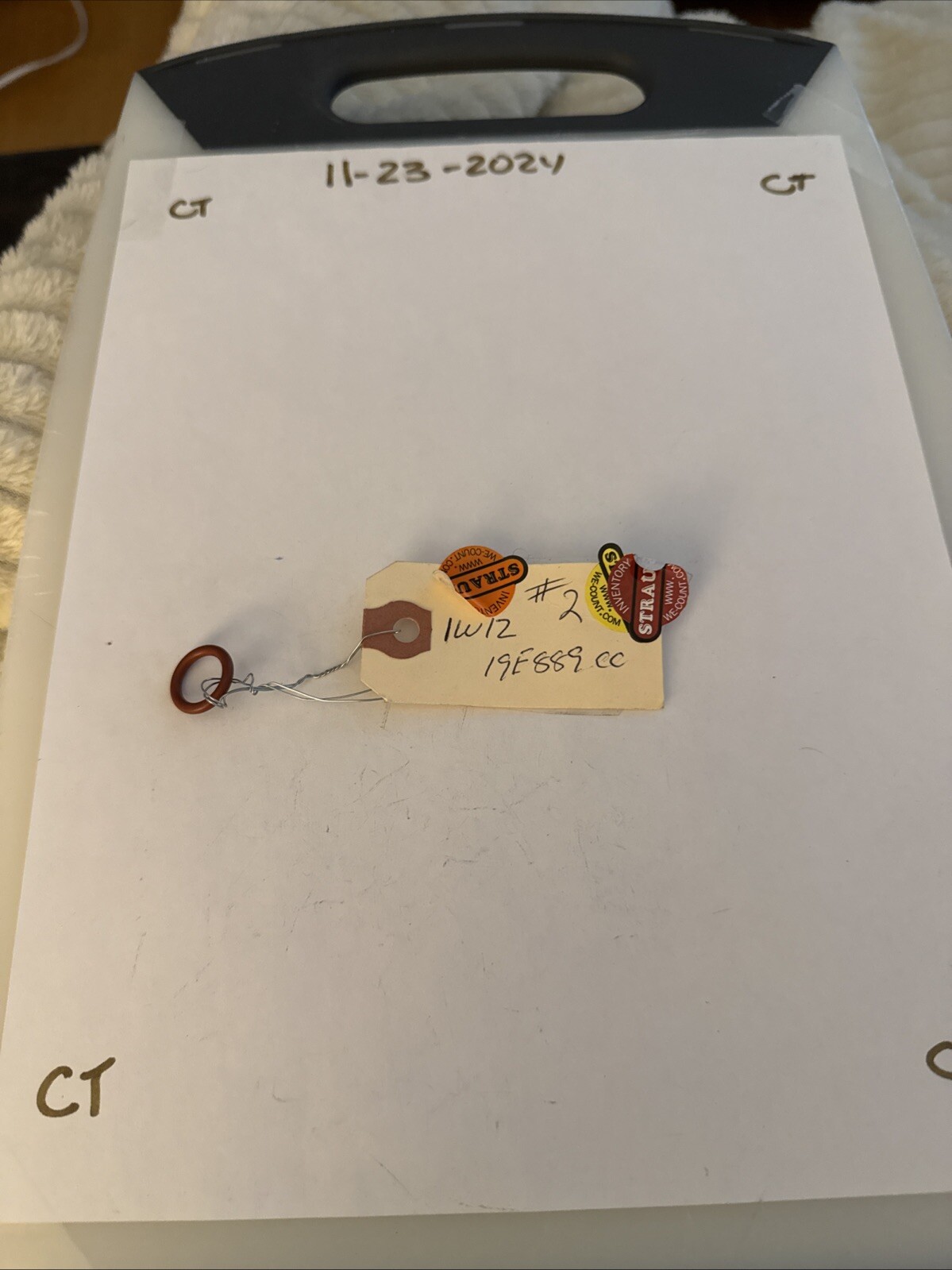 NEW OEM FORD/MOTORCRAFT PART 1W1Z19E889CC A/C TUBE O' RING / FAN (1) O' RING