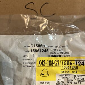 NEW OEM GM 15861245 CHEVROLET CHEVY BRAKE LIGHT SWITCH SILVERADO SIERRA D1586H