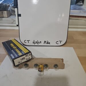 NEW PHILIPS Mini Lamp Bulbs #1155  12v 4cp - 10 pack— N.O.S. (1 Box Of 10 Bulbs)