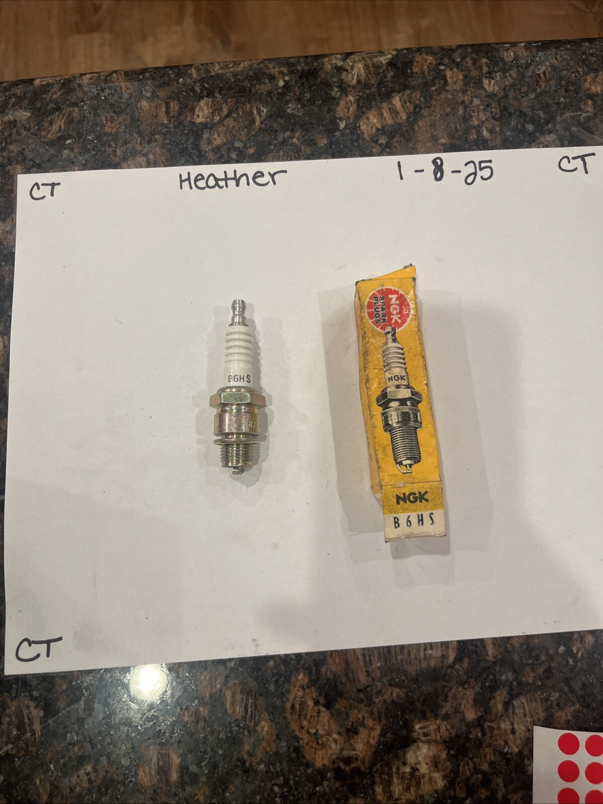NGK HONDA SPARK PLUG B6HS