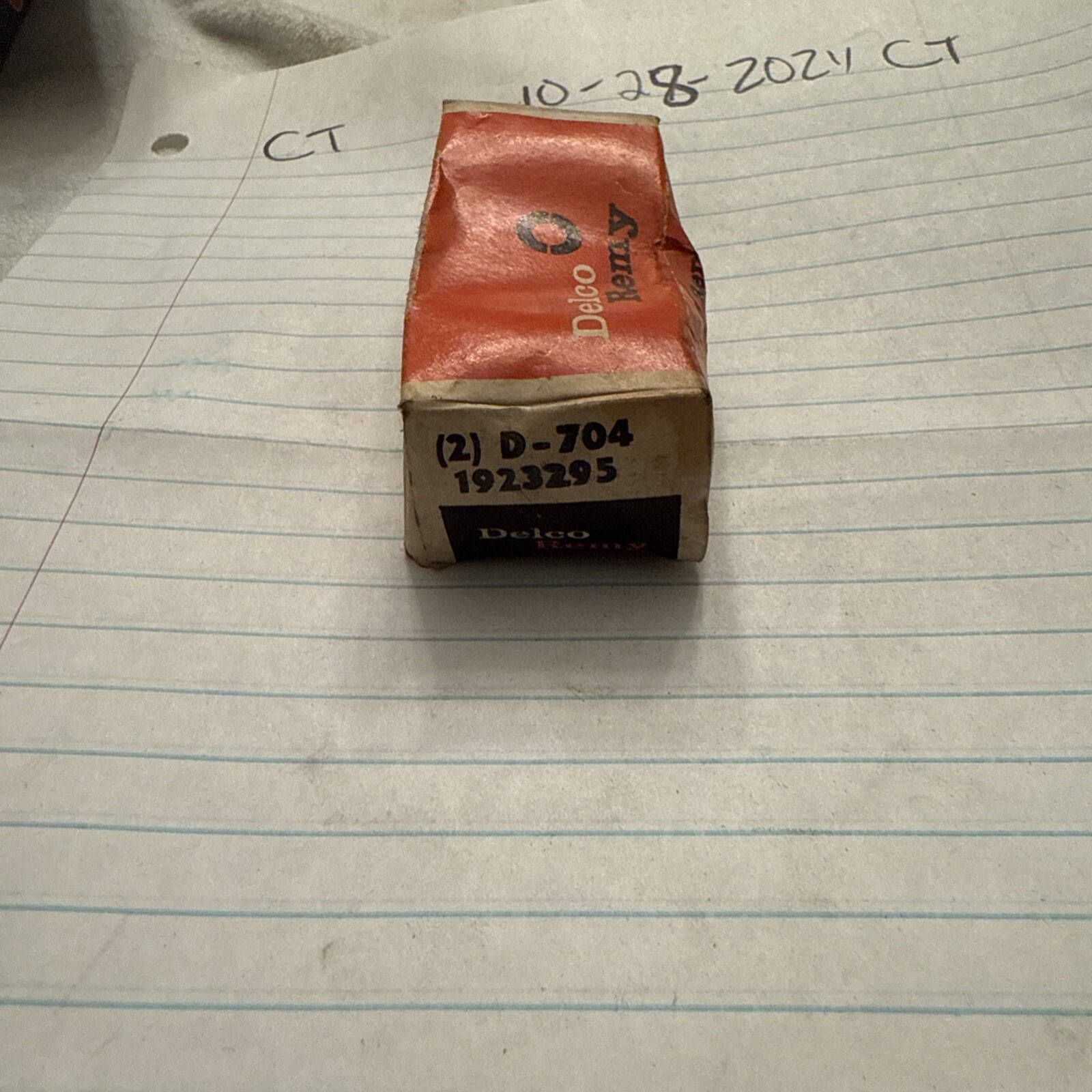 NOS 1952-59 Pontiac Buick P/8 6 and 12 Volt Delco Generator Brush Set GM 1923295 - Image 5