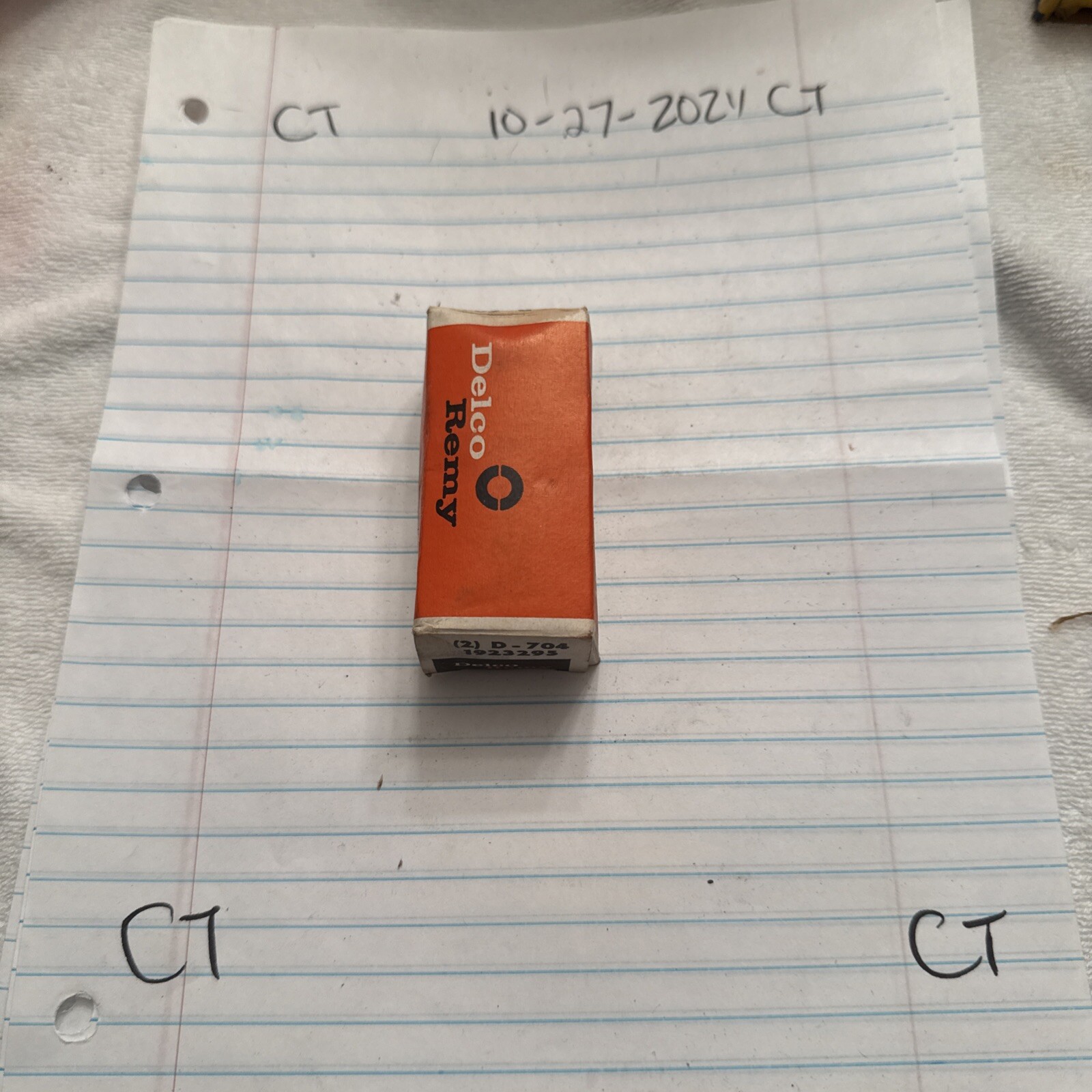 NOS 1952-59 Pontiac Buick P/8 6 and 12 Volt Delco Generator Brush Set GM 1923295