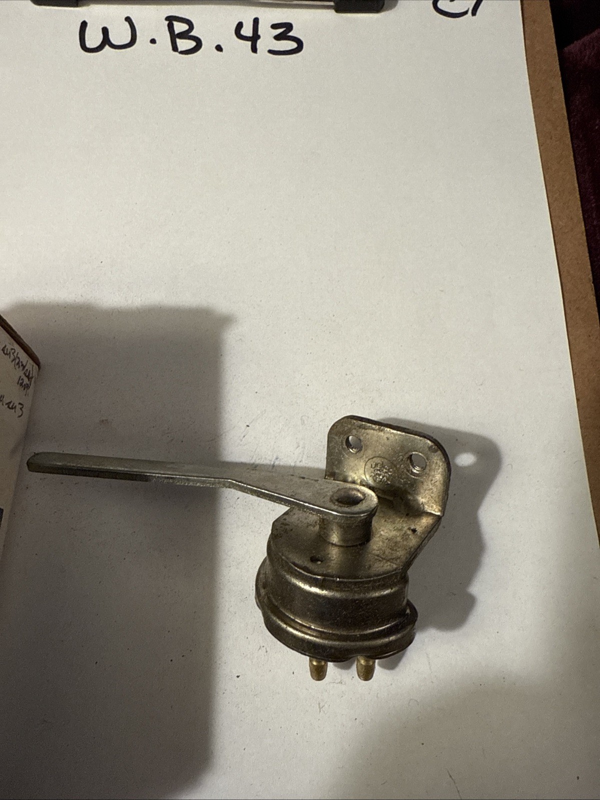 NOS 55 56 57 Chevrolet Truck Stop Light Switch Delco Remy 1997921 D 854 274 GM - Image 3