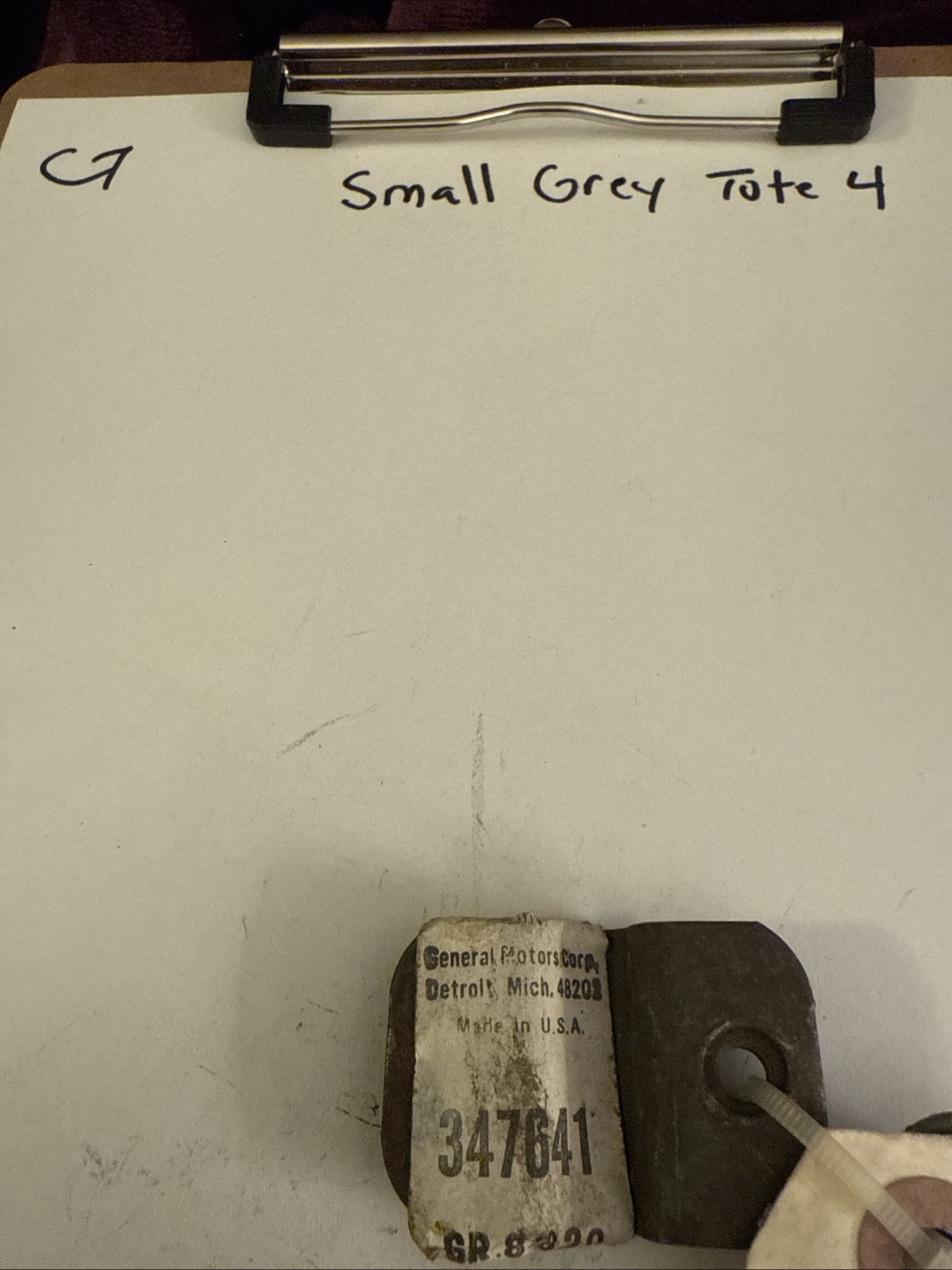 NOS 75 76 77 CHEVY GMC TRUCK CK 123 BLAZER JIMMY JACK STOWAGE BRACKET GM 347641