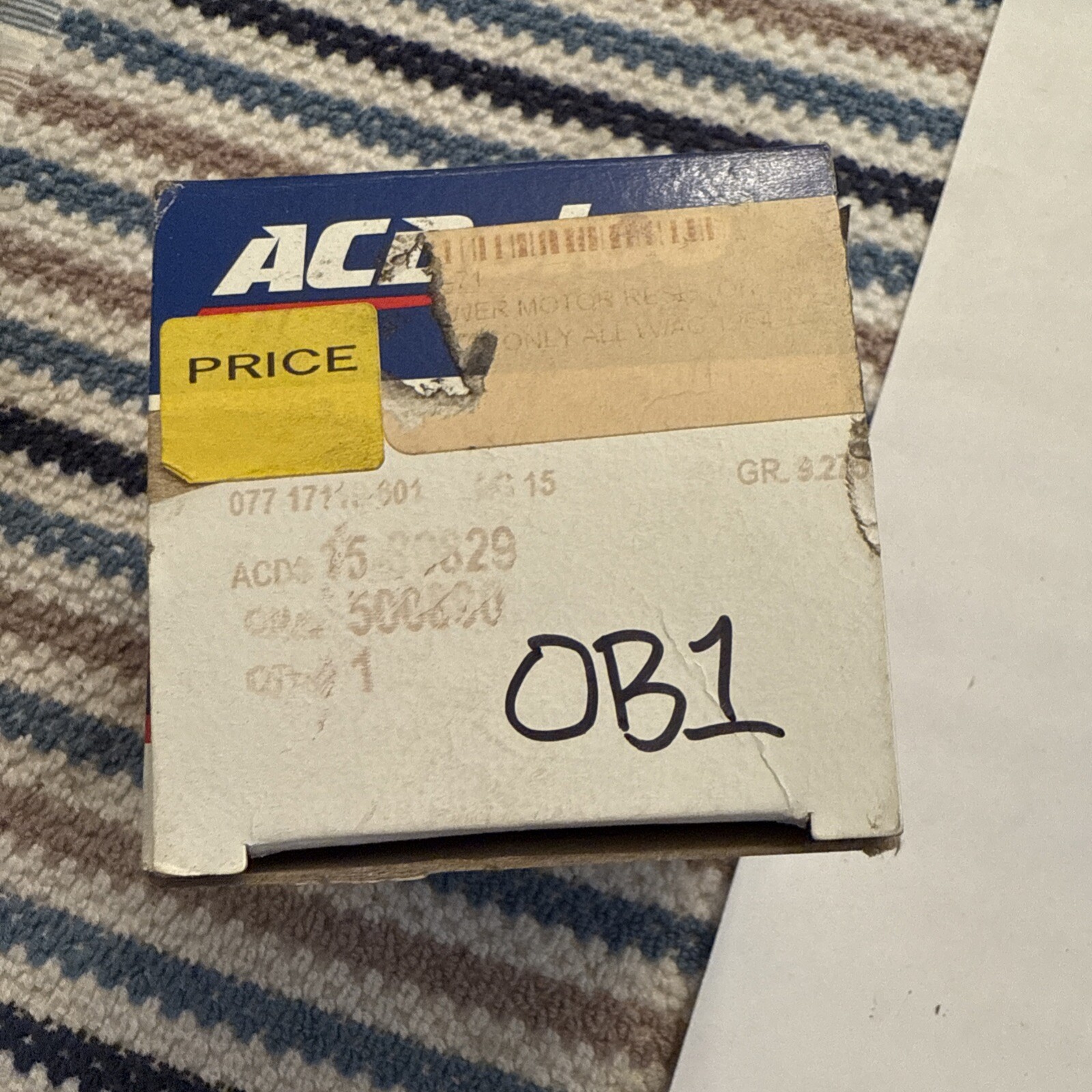 NOS A/C Fan Blower Motor Resistor GM 500890 Chevrolet Chevelle Pontiac Olds - Image 6