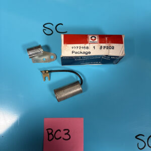 NOS Delco Remy Condenser 1972168 F 202 Classic Car Tune Up Ignition AC OEM