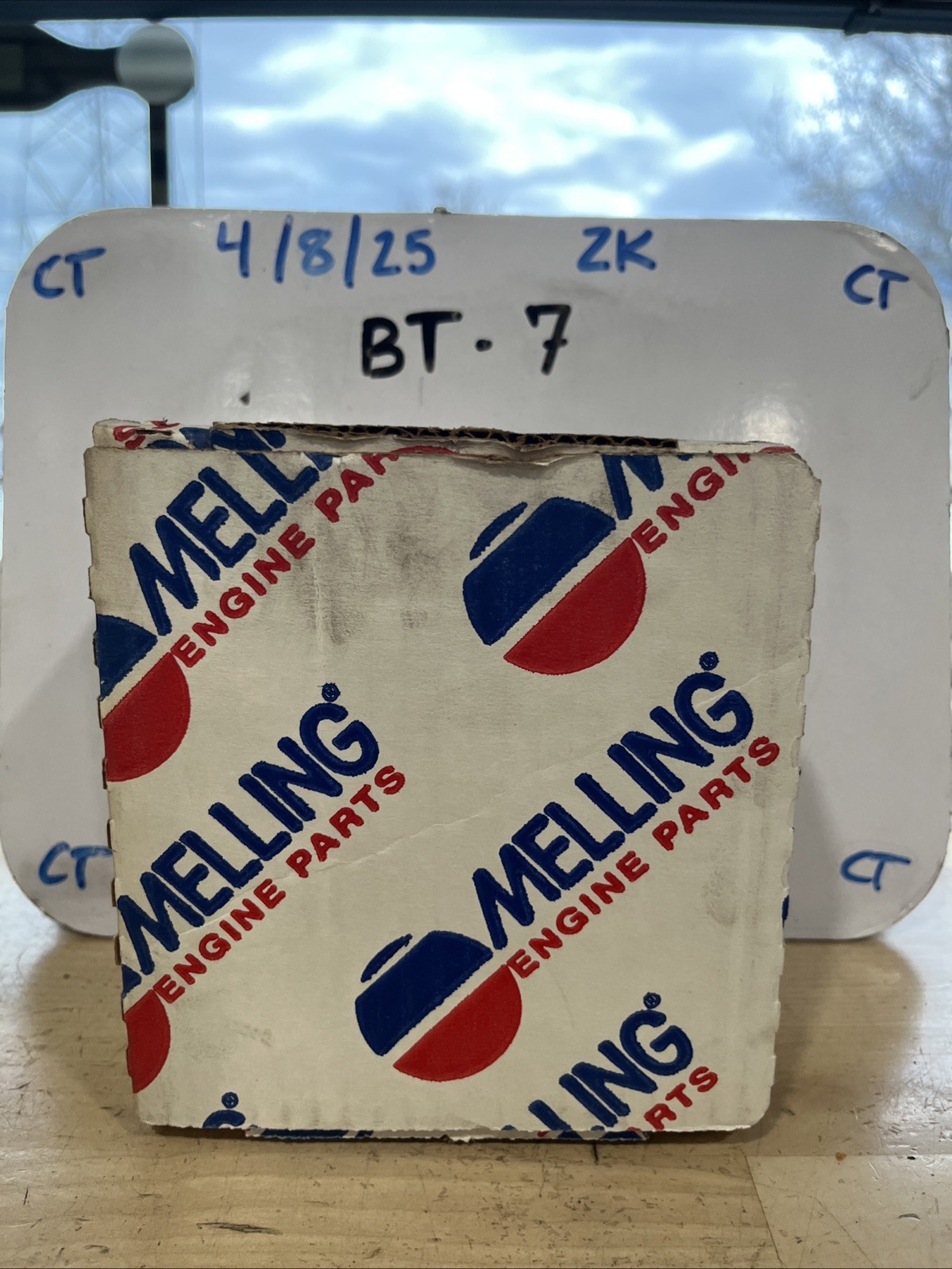 NOS Engine Timing Belt-Stock Melling B-0158 Dodge Mitsubishi 1.8 2.0 1986-1994