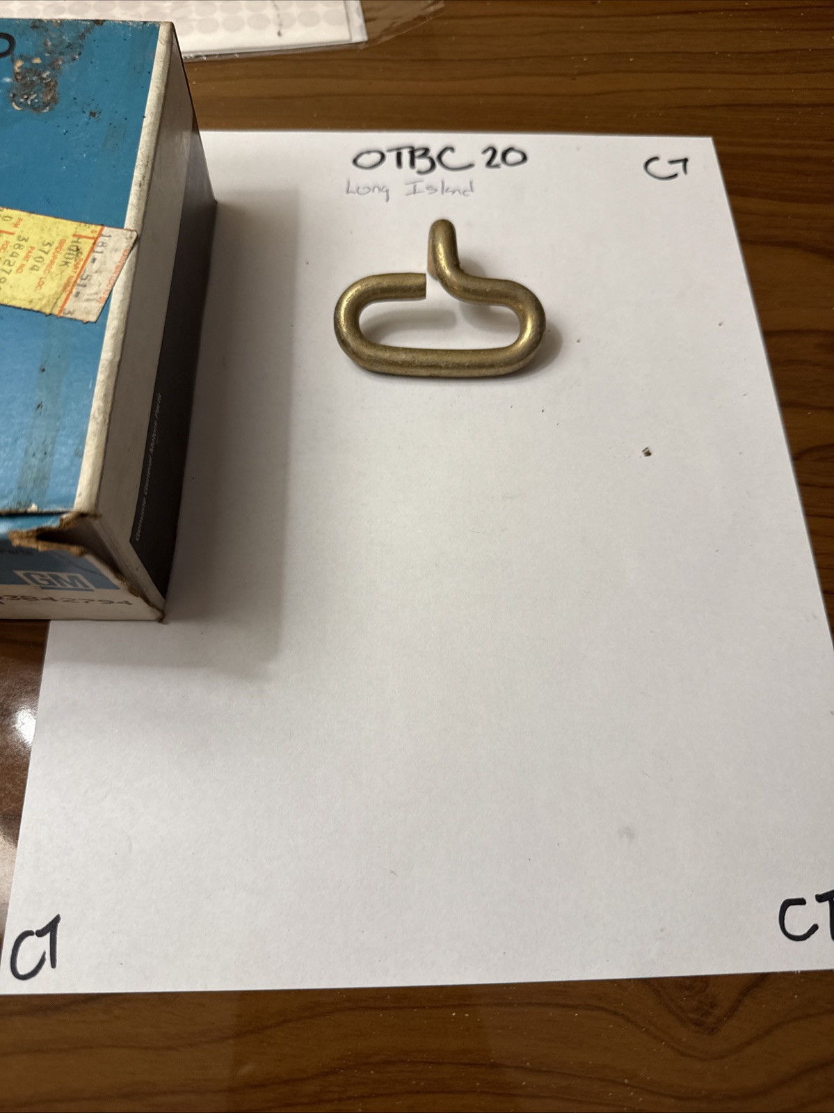 NOS GM Exhaust Muffler Hook 3842794 Qty.1 63-69 Chevy C/K 10 20 30 D