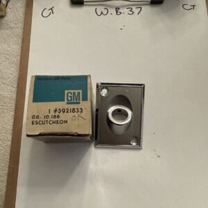 NOS GM OEM 1968 CAMARO & CHEVELLE  REMOTE MIRROR ESCUTCHEON 3921833 See Pic!!!!!