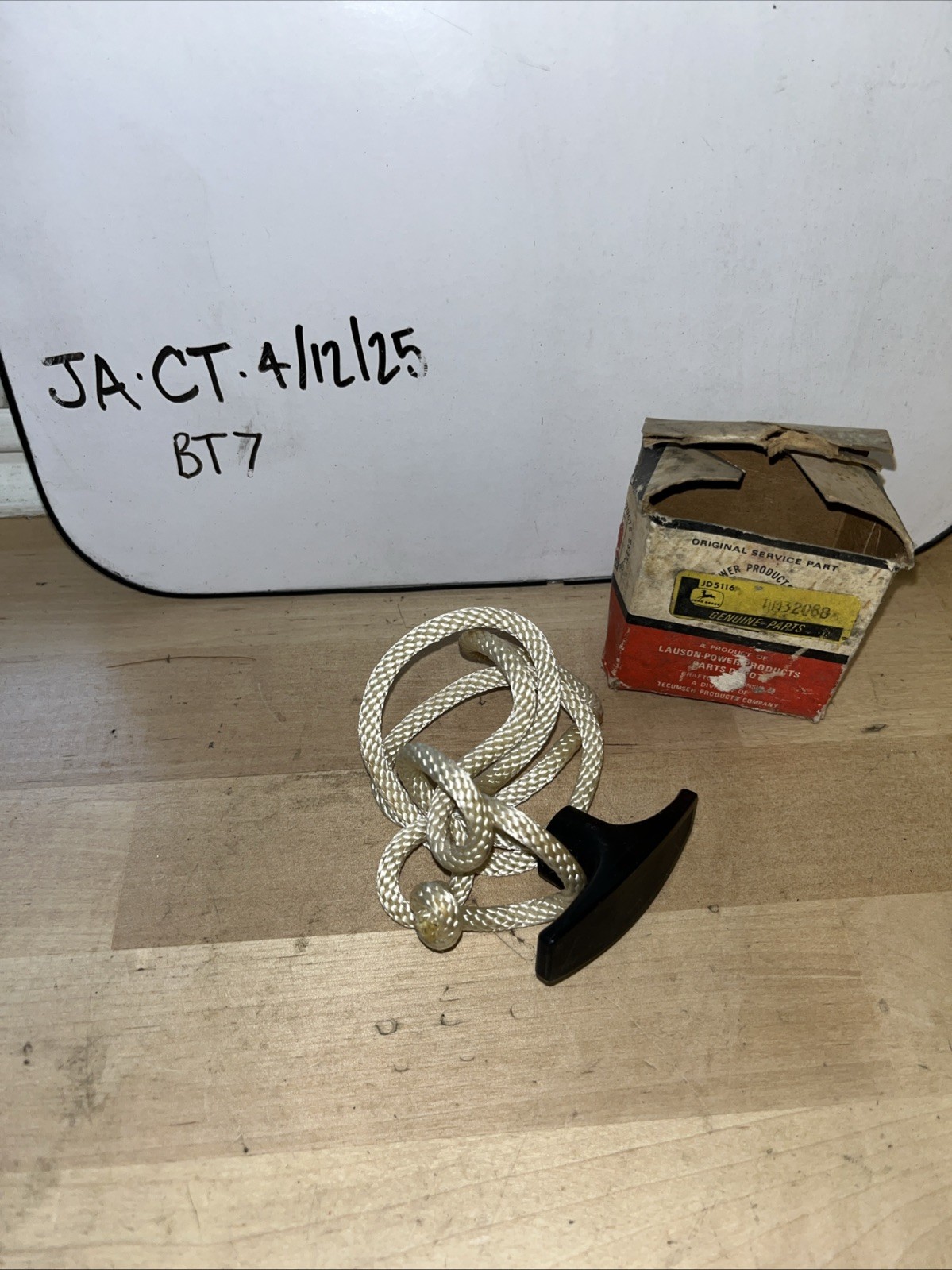 NOS Lauson Tecumseh OEM 590343 Rope Assembly