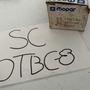 NOS Mopar 1986-95 Plymouth Dodge Chrysler Windshield Washer Pump 4419161
