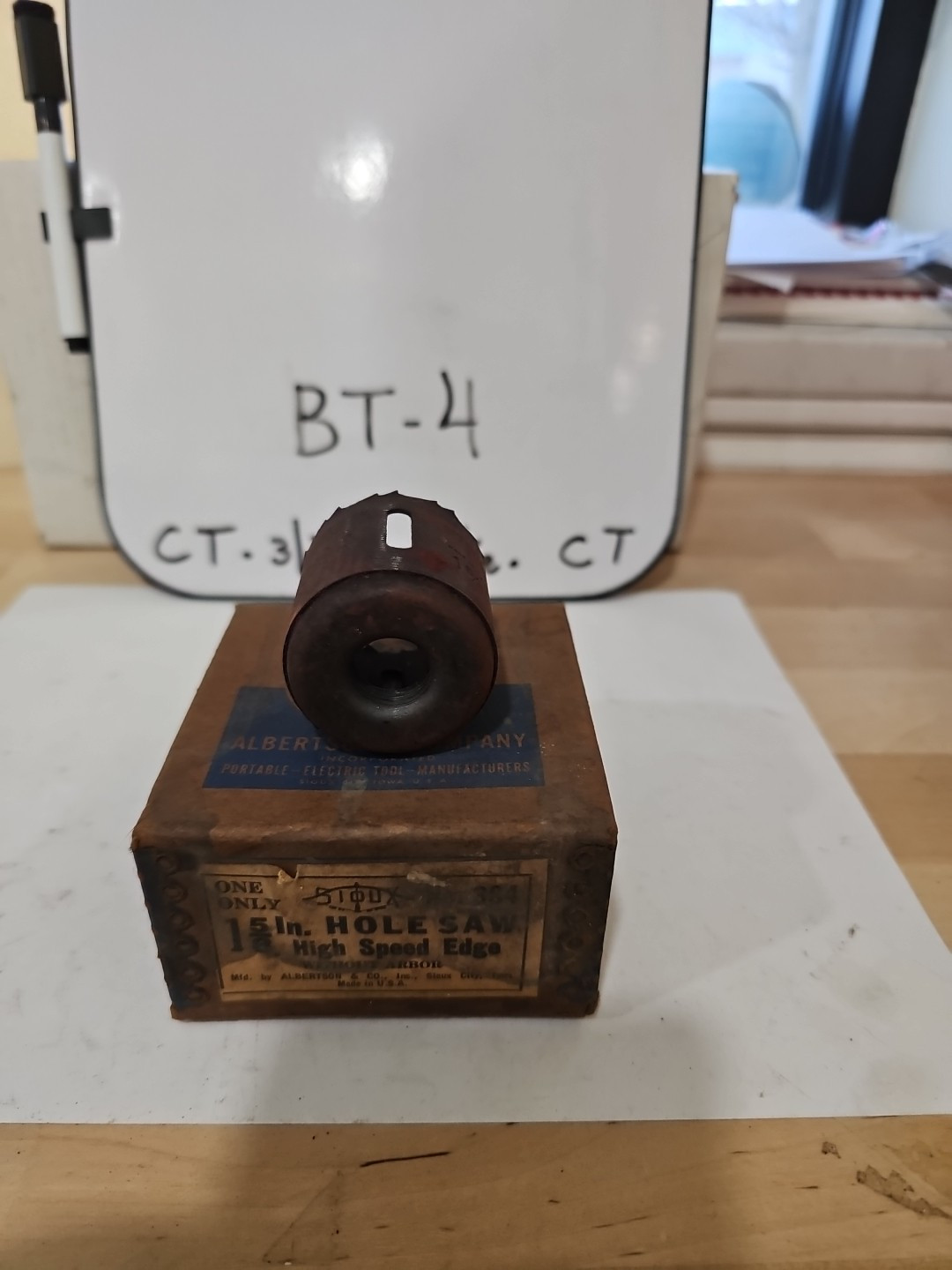 NOS Sioux Tools 1 5/8 Hole Saw No. 384 - Image 3