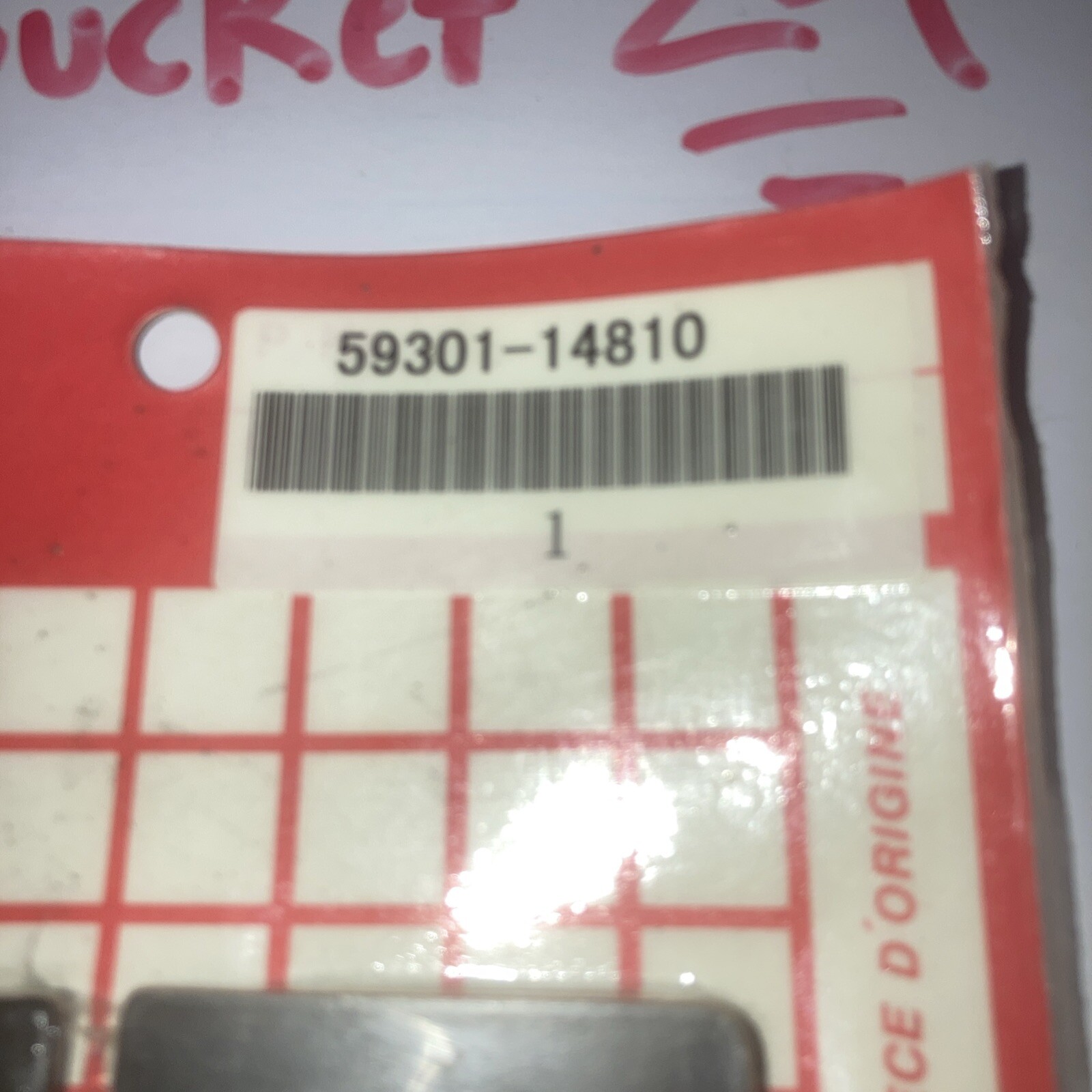 NOS Suzuki 59301-14810 ‘03-‘06 Burgman 400 AN400 OEM Front Brake Pads - Image 3