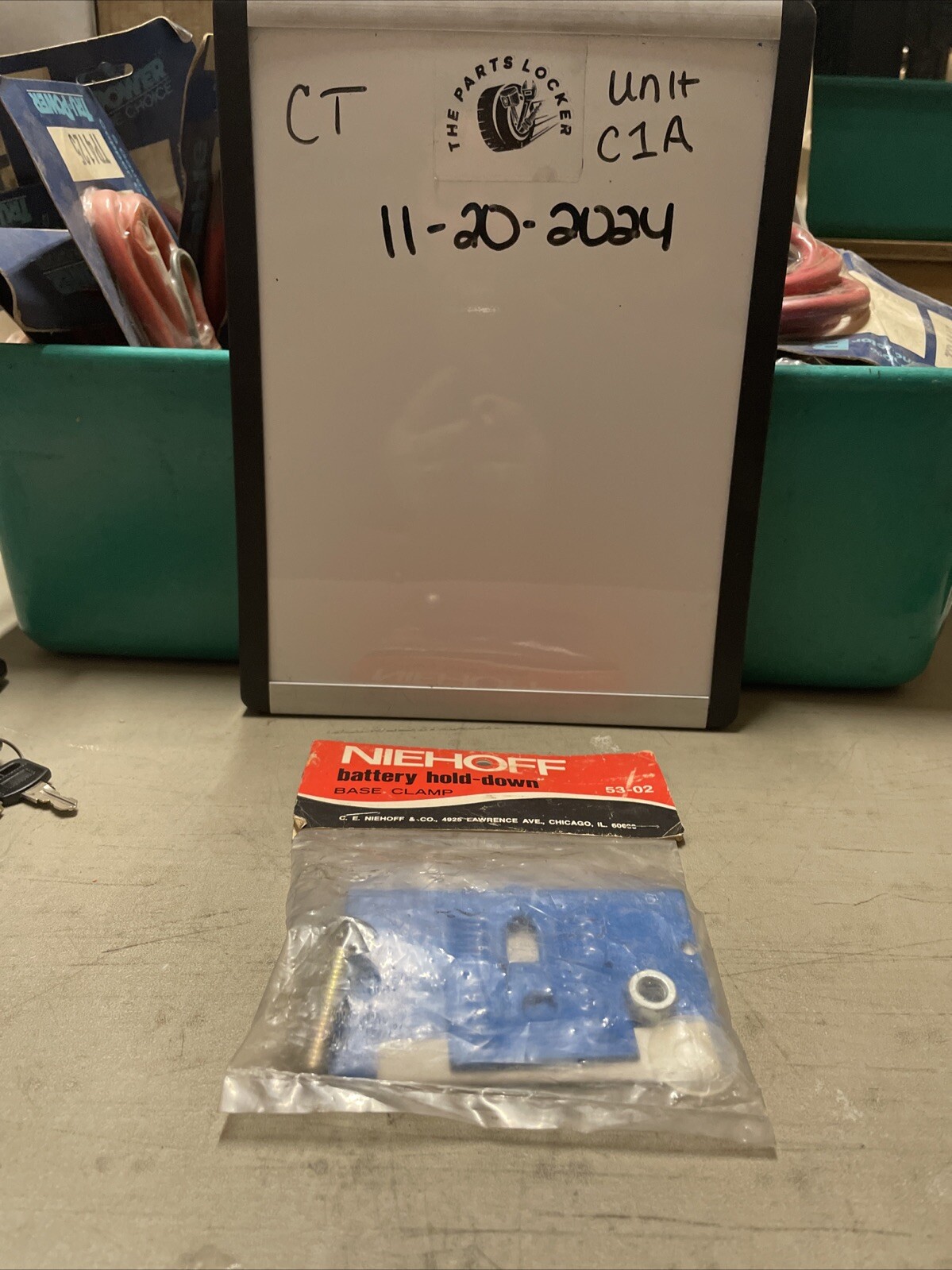 🔥Neihoff/Bwd 53-02 Style Frame Battery Hold Down Base Clamp🔥