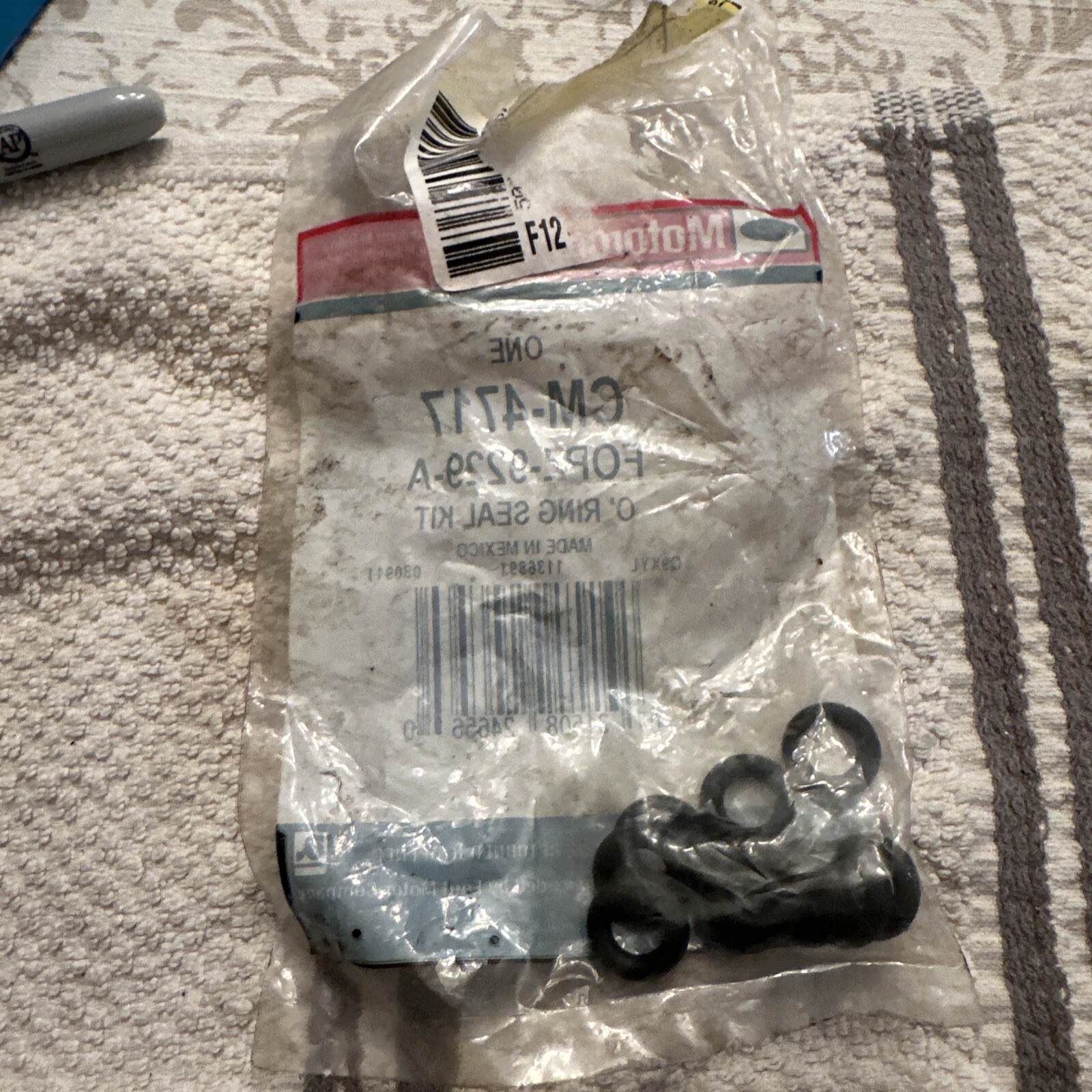 New Genuine Ford F0PZ-9229-A / CM-4717 Fuel Injector O-Ring Seal Set 10PC - Image 3