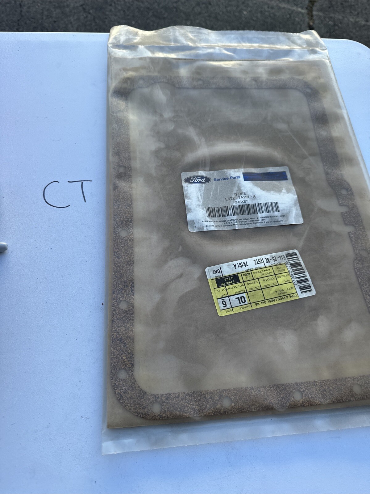 New OEM FOrd E5TZ7A191A Automatic Transmission Oil Pan Gasket