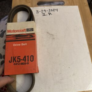 New OEM Motorcraft JK5-410, E4FZ-8620-B Belt NOS