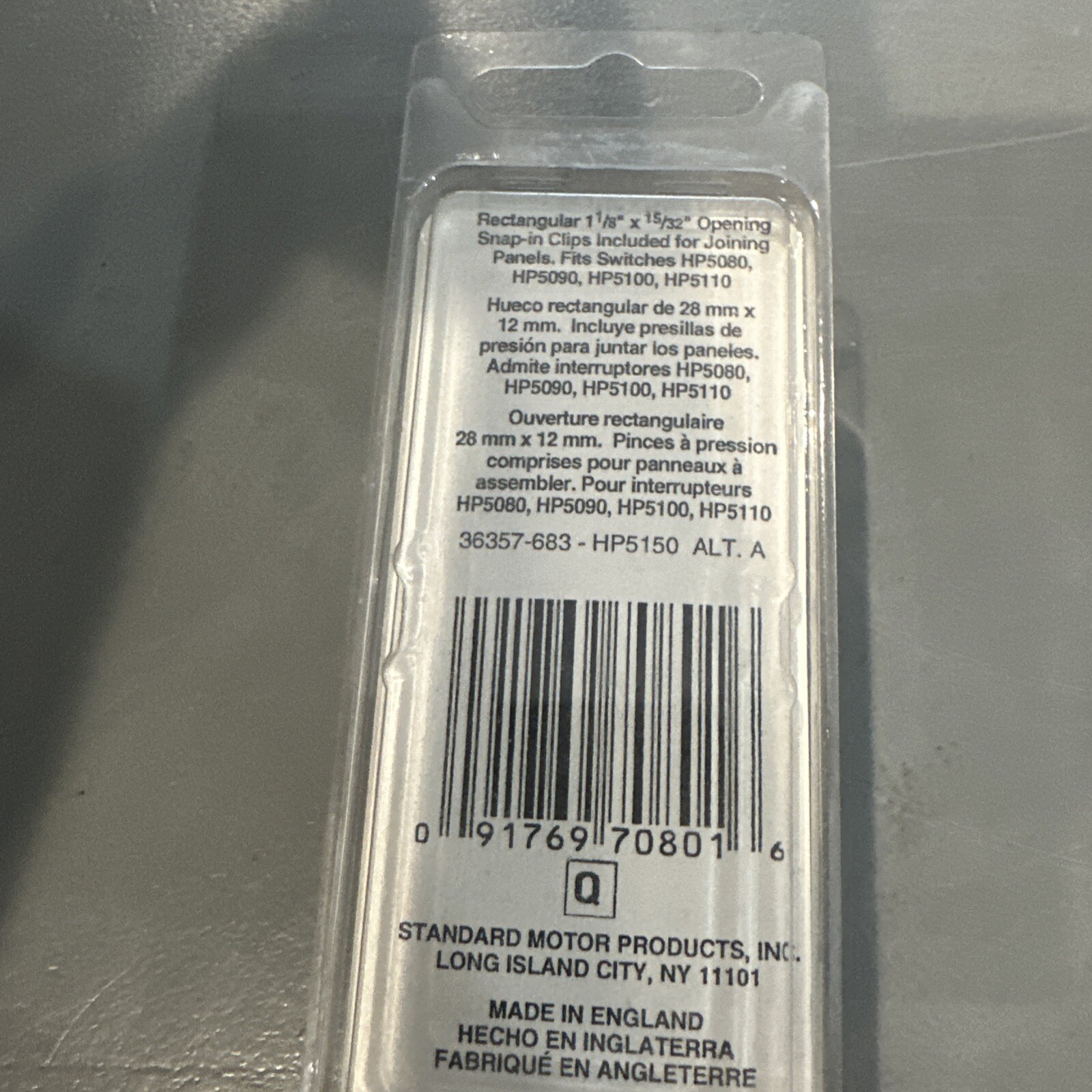 New SMP Handy Pack Switch Mounting Panel HP5150 - Image 4