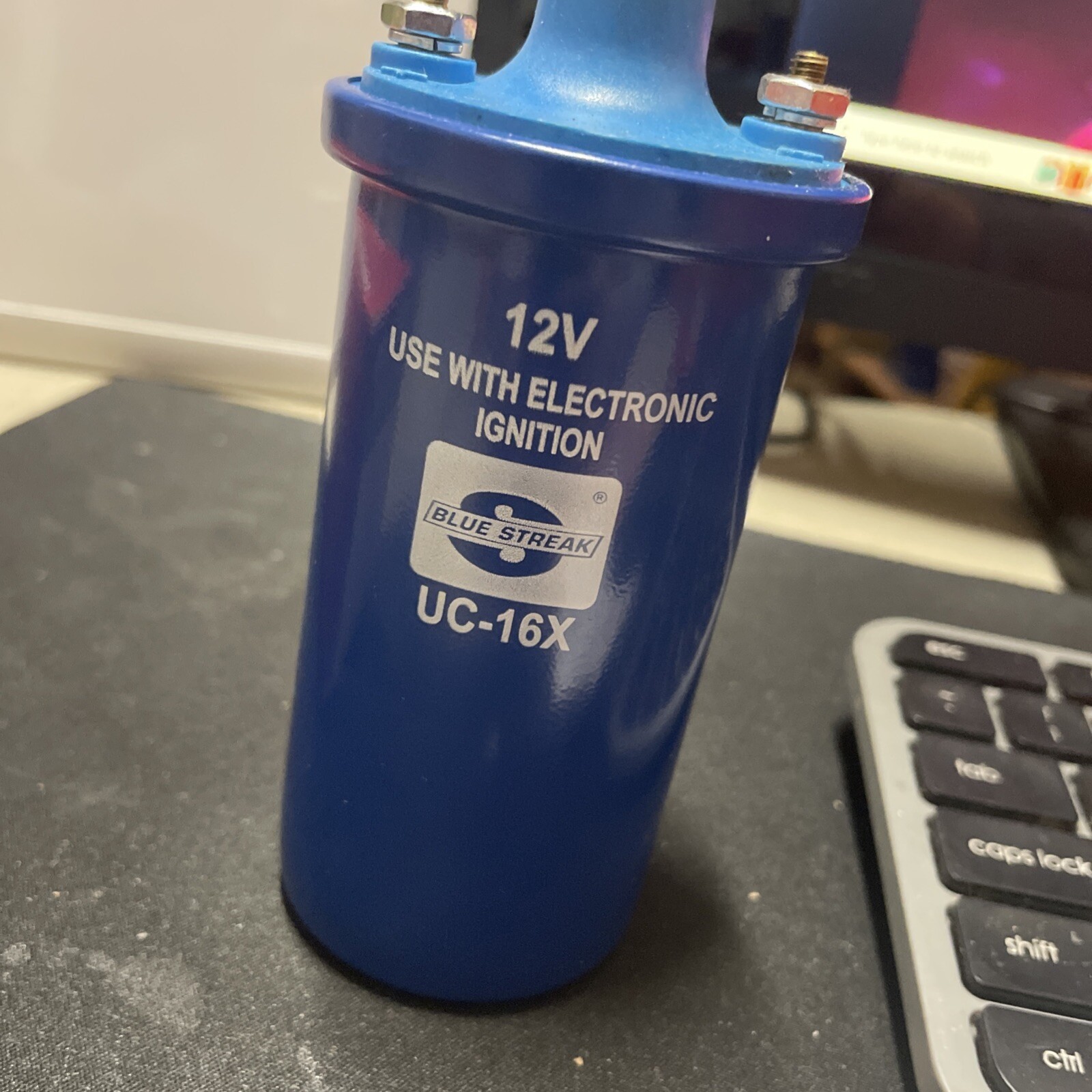 New Standard Blue Streak Motor Products UC16 Ignition Coil 12Volt, New Old Stock - Image 4