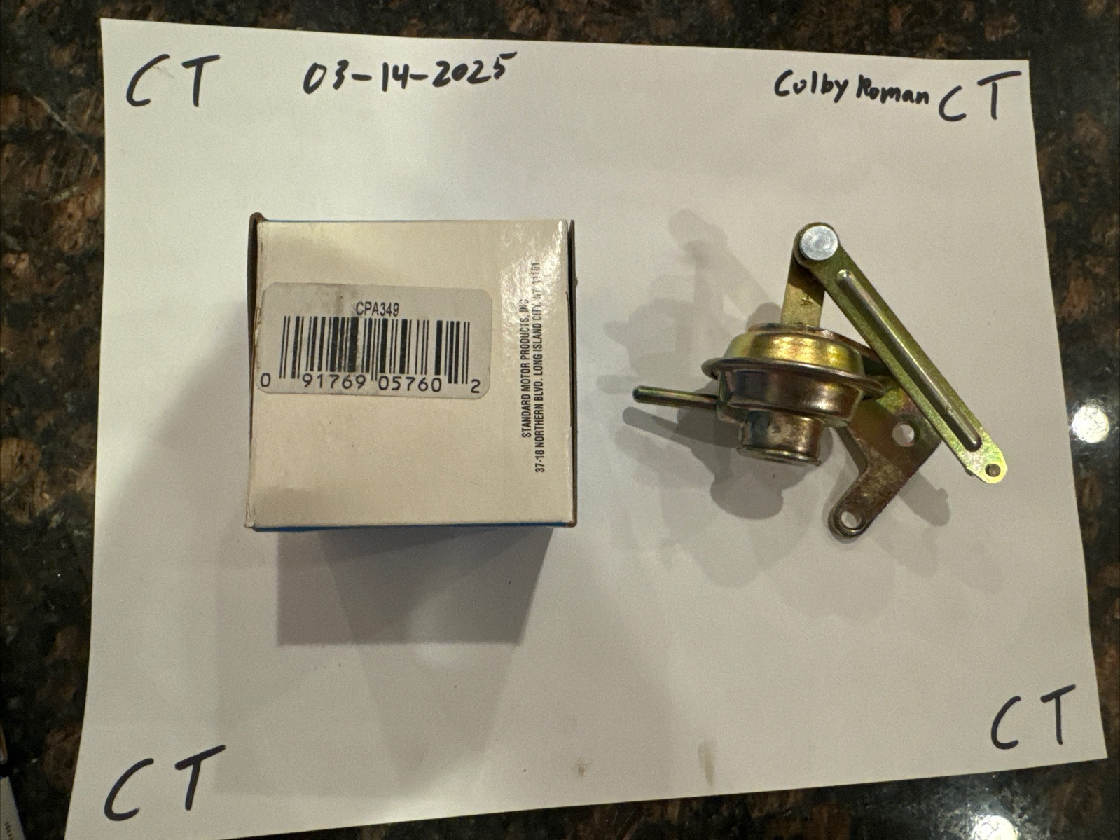New Standard Hygrade Carburetor Choke Pull-Off CPS349 - Image 3