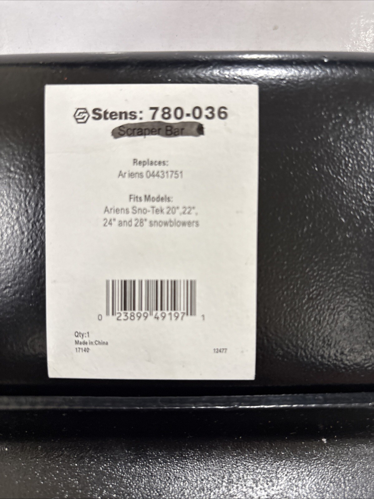 New Stens Skid Shoe for Ariens Sno-Tek 20" 22" 24" 28" snowblowers 780-036 - Image 4