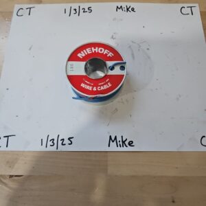 Niehoff 25-186 - 18 Gauge Wire Spool BLUE 50' NEW OLD STOCK