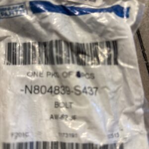 OEM Genuine Ford N804839-S437 Bolt NOS 1988-2008 Sold Individually