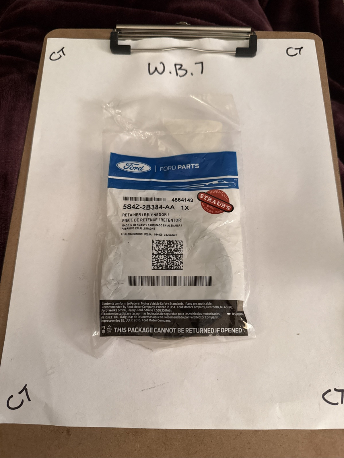 OEM NEW 2004-2011 Ford Focus Lock Washer Tooth Sensor 5S4Z2B384AA