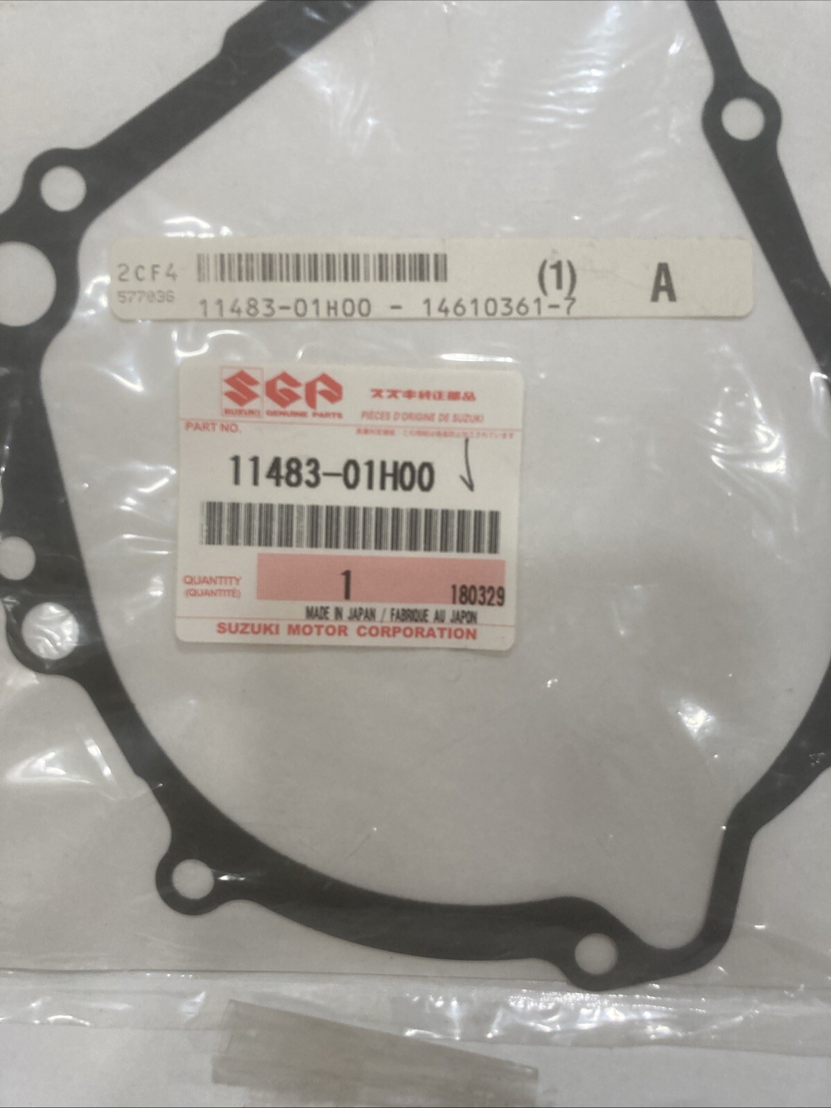 OEM Suzuki 1148301H00 Gasket Generator Cover 11483-01h00 - Image 3