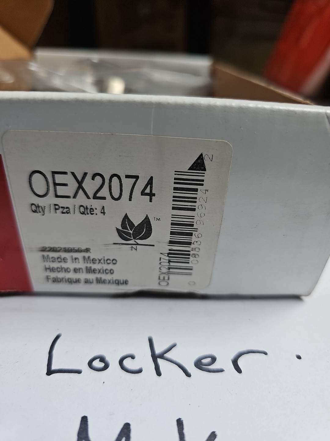 OEX2074 Wagner Custom Disc Brake Pad Set OEX2074 Disc Brake Pad Set - Image 3