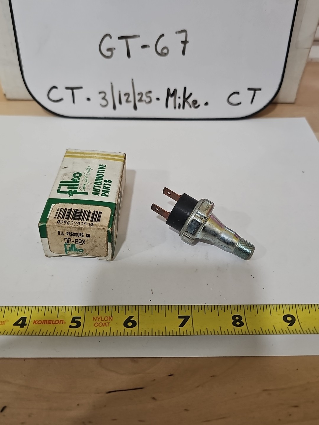 OP-82X Oil Pressure Sender Buick Chevy GM Trucks Old's Pontiac NOS Vintage - Image 4