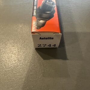 One Single Autolite 2744 Copper Resistor Spark Plug New -Old Stock Fast Shipping