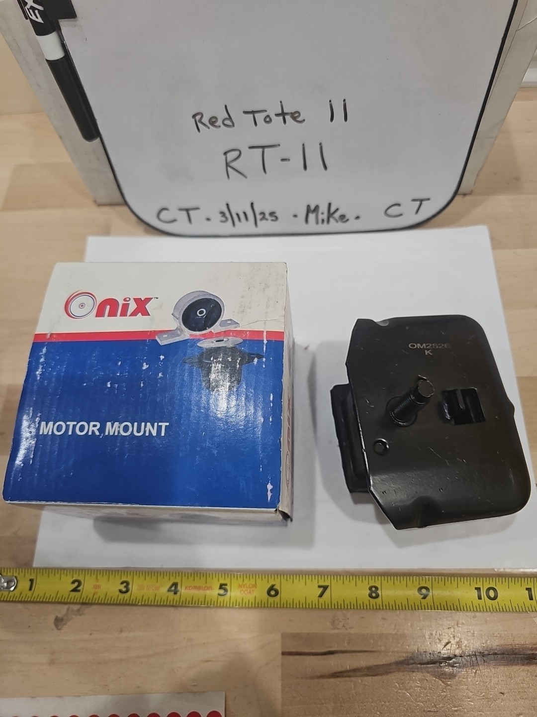 Onix OM2826 Motor Mount 2826 For 92-02 Saturn 1.9L SC / SL / SW Series New - Image 3