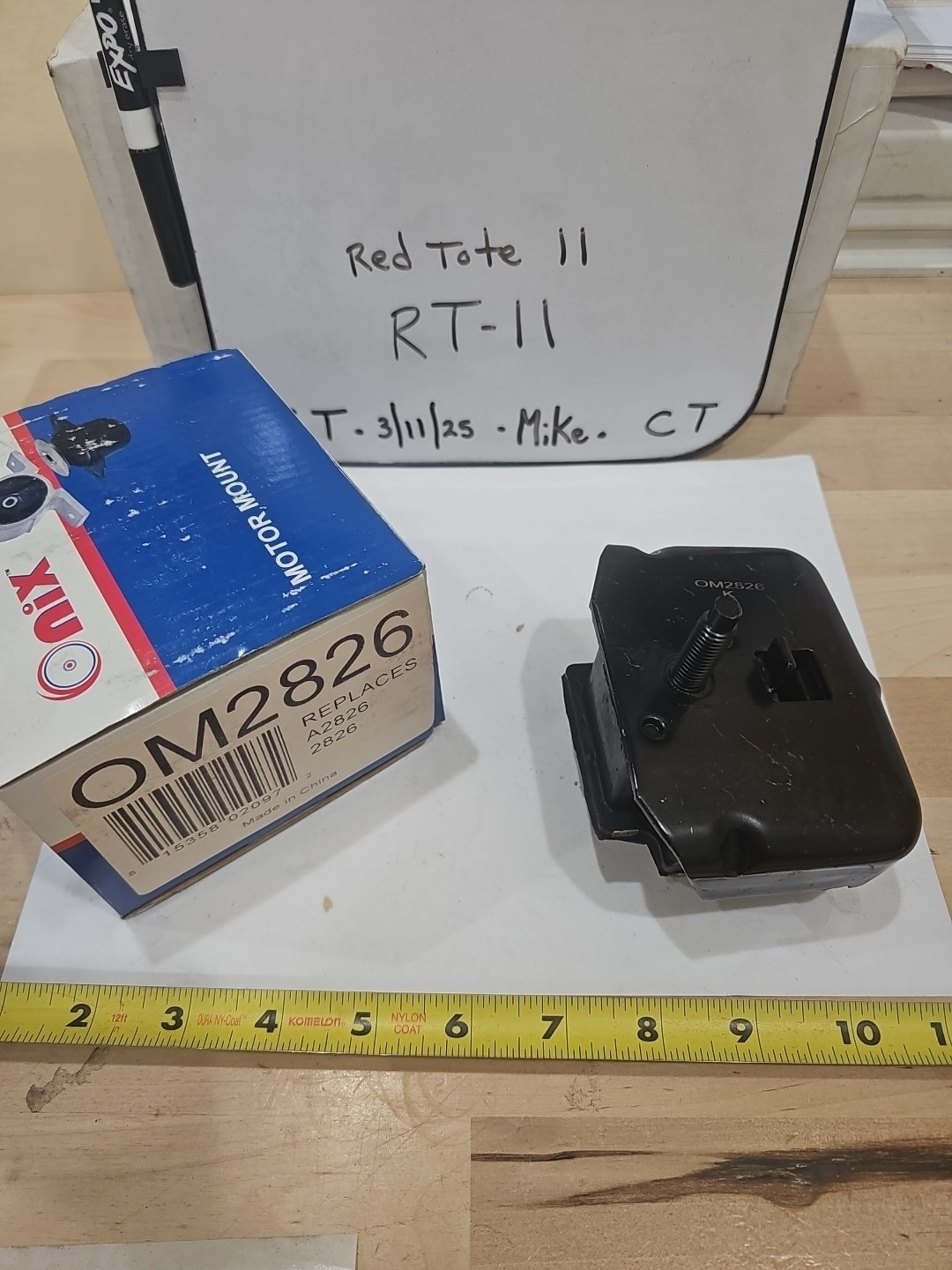 Onix OM2826 Motor Mount 2826 For 92-02 Saturn 1.9L SC / SL / SW Series New