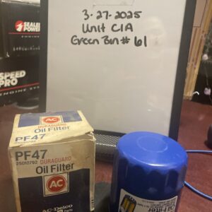 PF 47 DURAGUARD OIL FILTER AC-DELCO NEW OLD STOCK (surface rust)