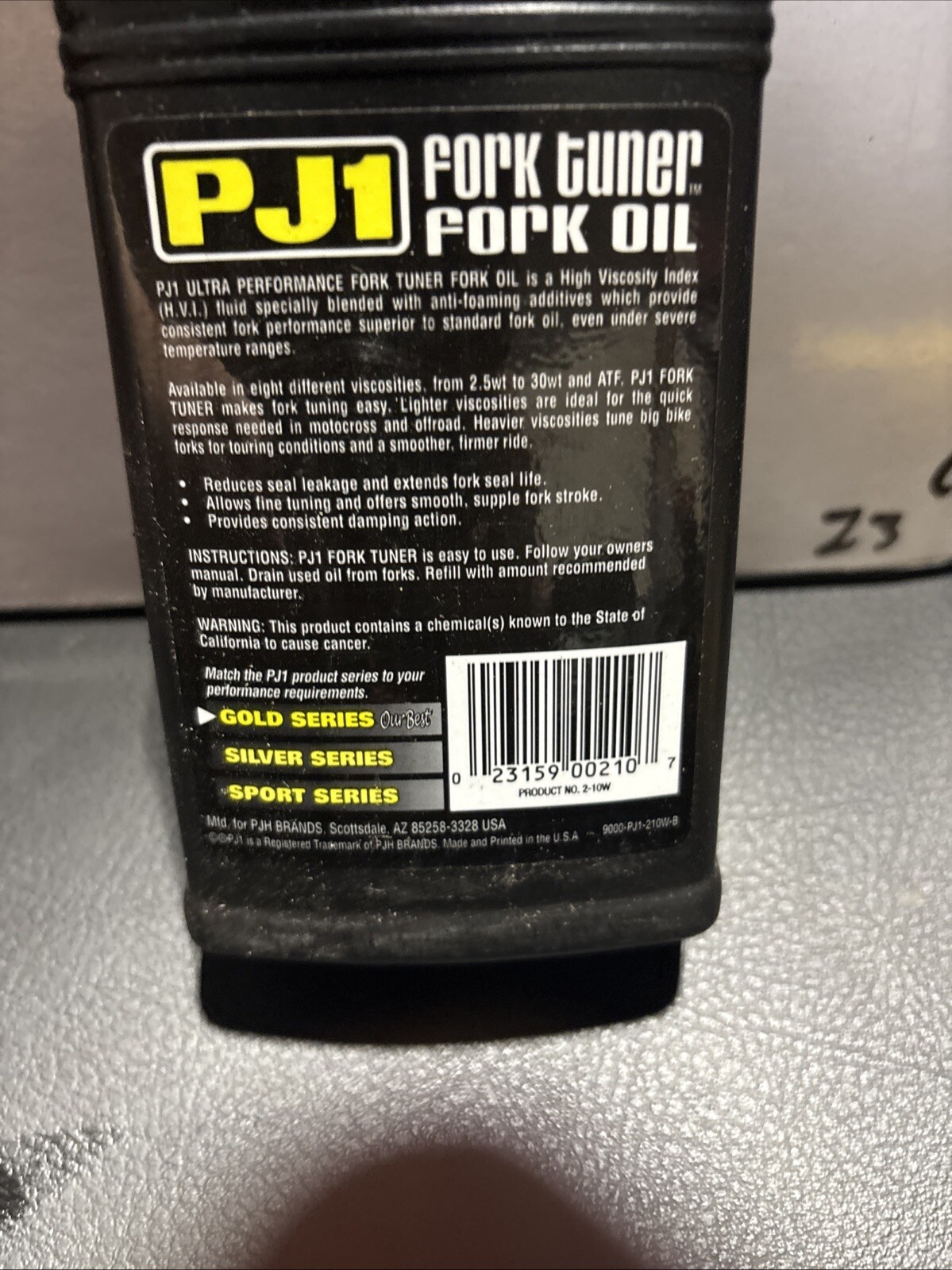 PJ1 ForkTuner Fork Oil 10wt Semi-Light .5L/500ml 536110 - Image 4
