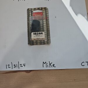 PROFESSIONAL PRODUCTS POWERFLOW -8 To 1/2NPT Flare To Pipe STR BLACK #16244