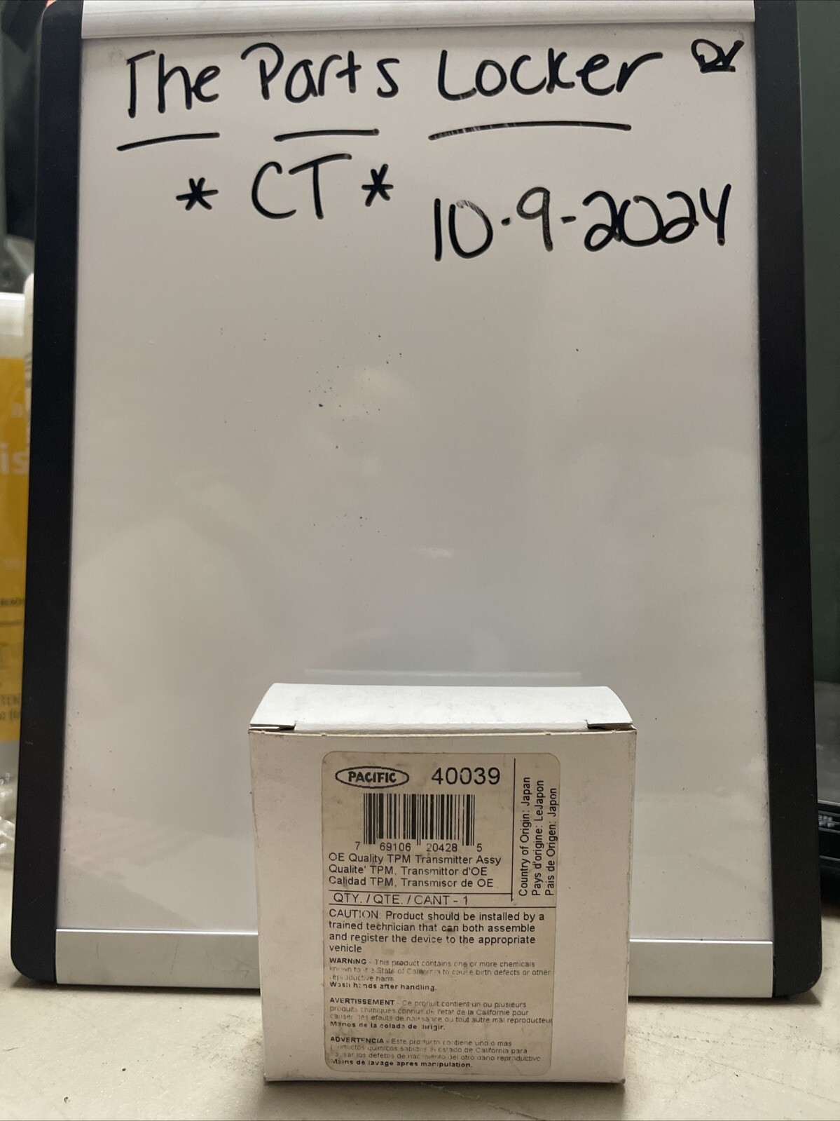 Pacific 40039 TPMS Sensor