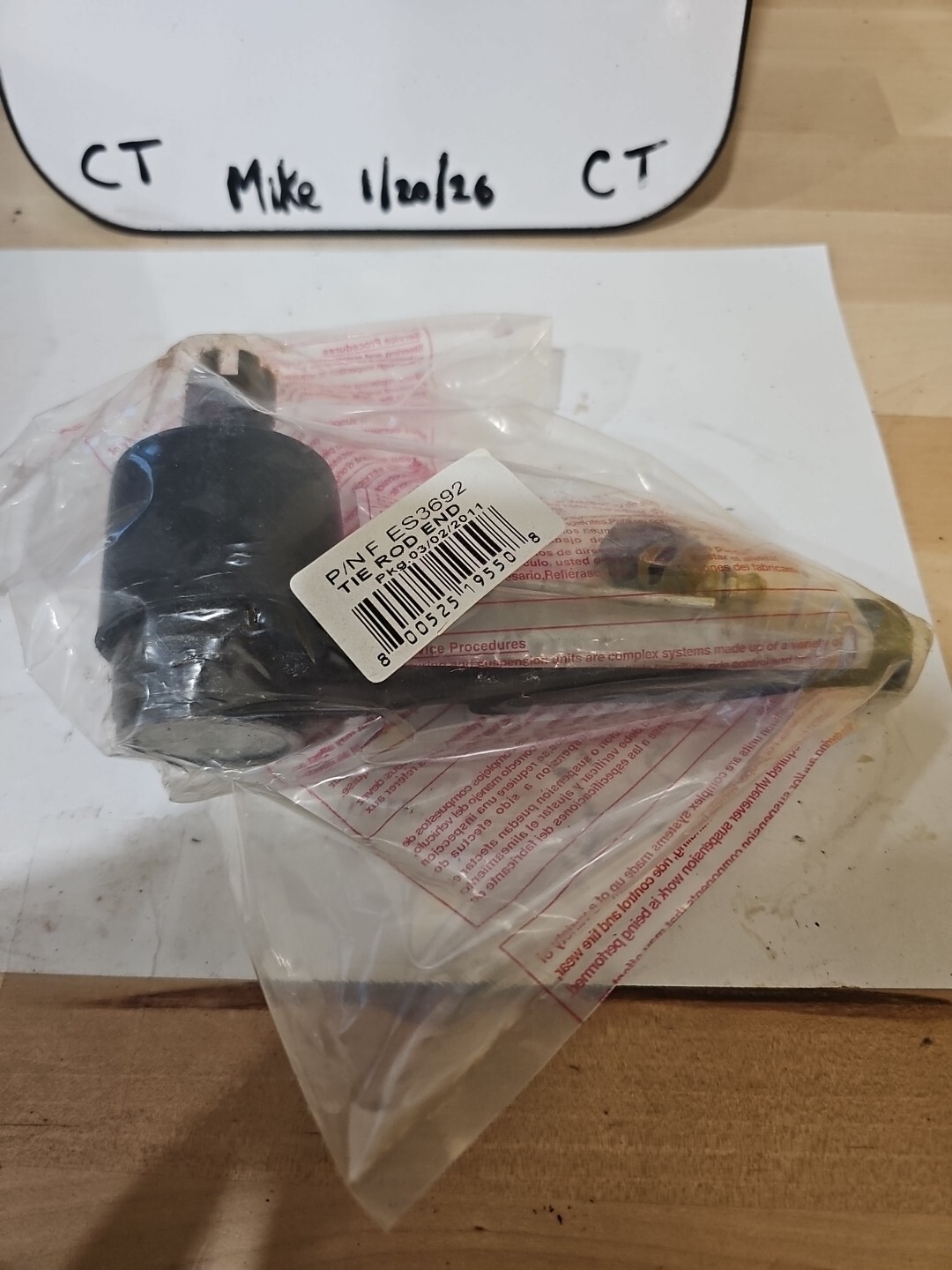 Parts Master ES3349RL Steering Tie Rod End - Image 3