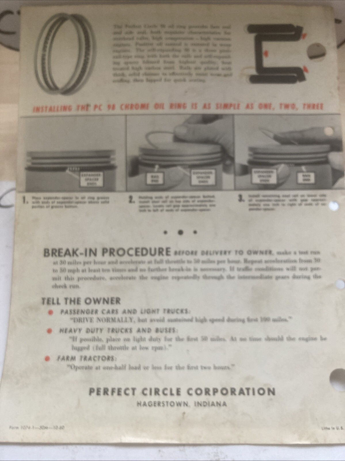 Perfect Circle Power Service Engine Overhaul Manual - Image 4