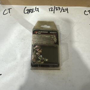 Performance W54217 SAE 1/4" Grease Zerk Fittings Kit: Straight, 45 & 90 Degree